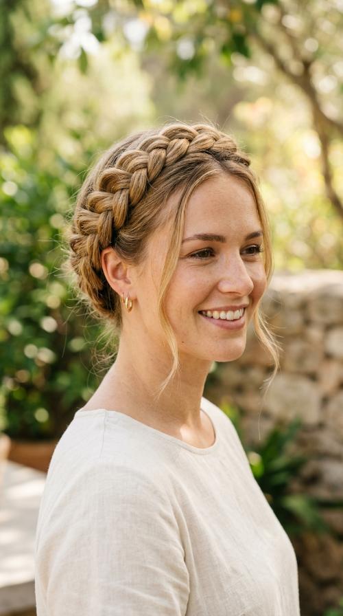 Dutch Braided Crown