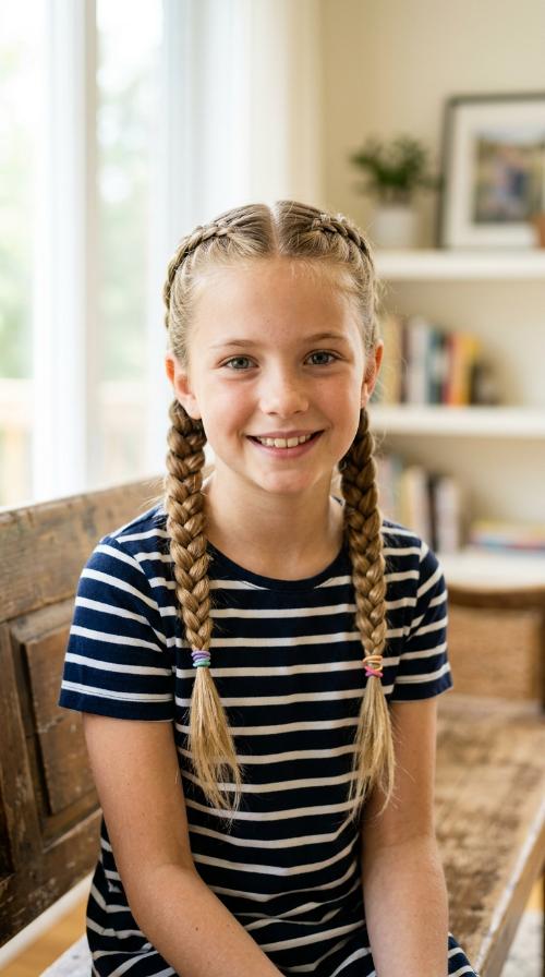 Dutch Braided Pigtails
