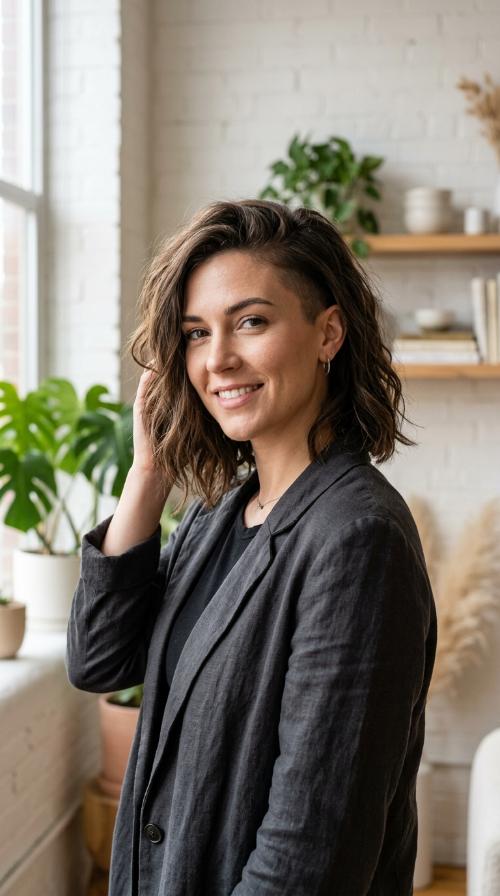 Edgy Undercut Medium Style