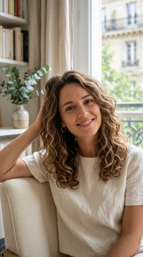 Effortless Mid-Length Curls