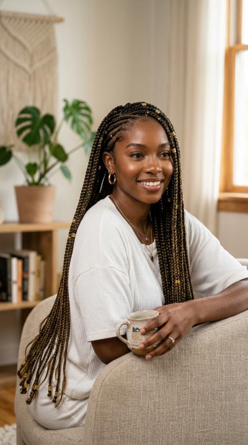 Extra Long Waist-Length Lemonade Braids