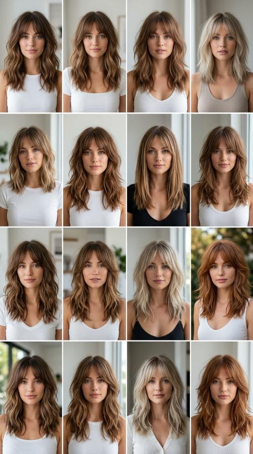 Feathered Ends with Wispy Fringe