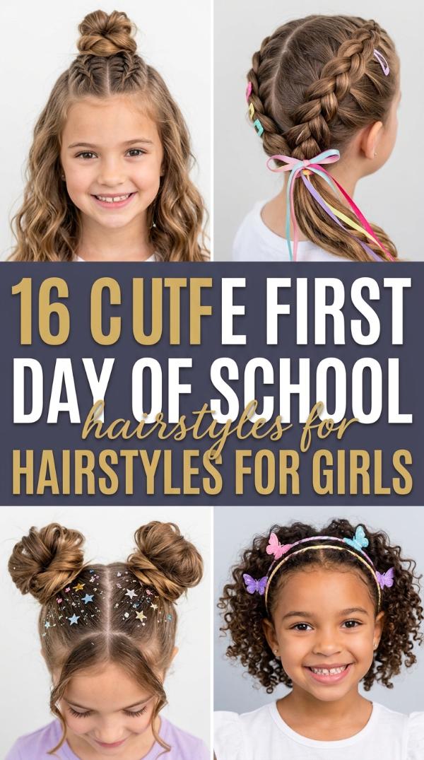 16 Cute first day of school hairstyles for girls