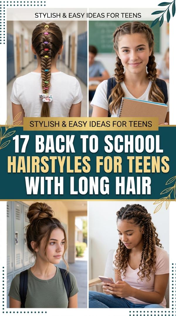 17 Back to school hairstyles for teens with long hair
