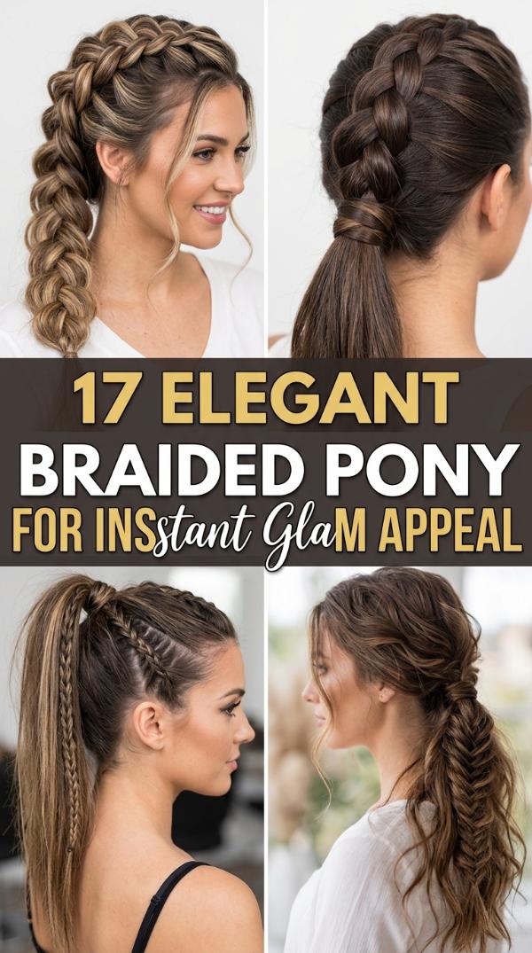 17 Elegant braided pony for Instant Glam Appeal