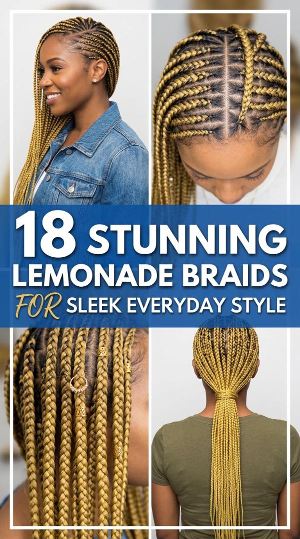 18 Stunning lemonade braids for Sleek Everyday Style