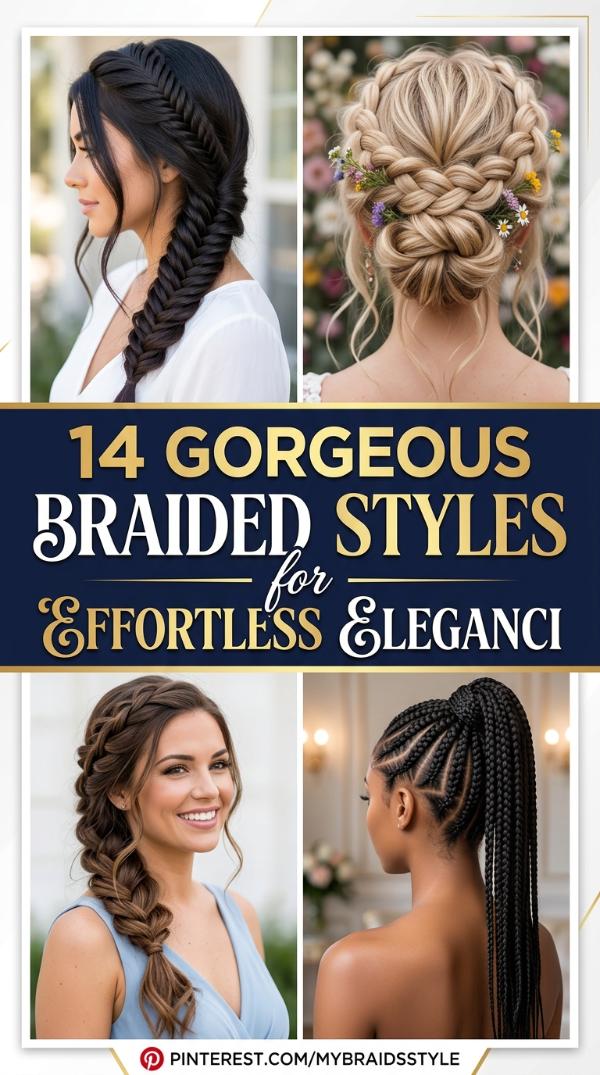 14 Gorgeous braided styles for Effortless Eleganc1