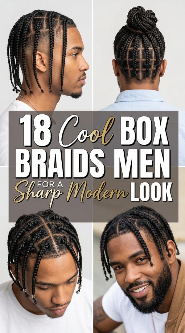 18 Cool box braids men for a Sharp Modern Look
