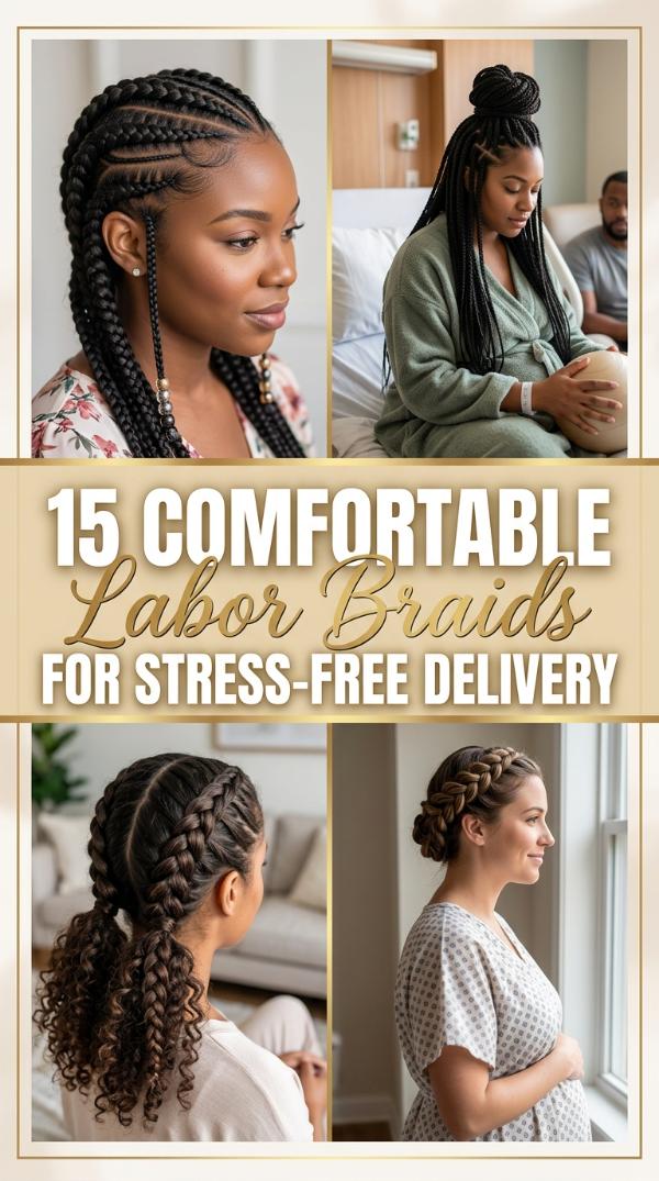 15 Comfortable labor braids for Stress-Free Delivery