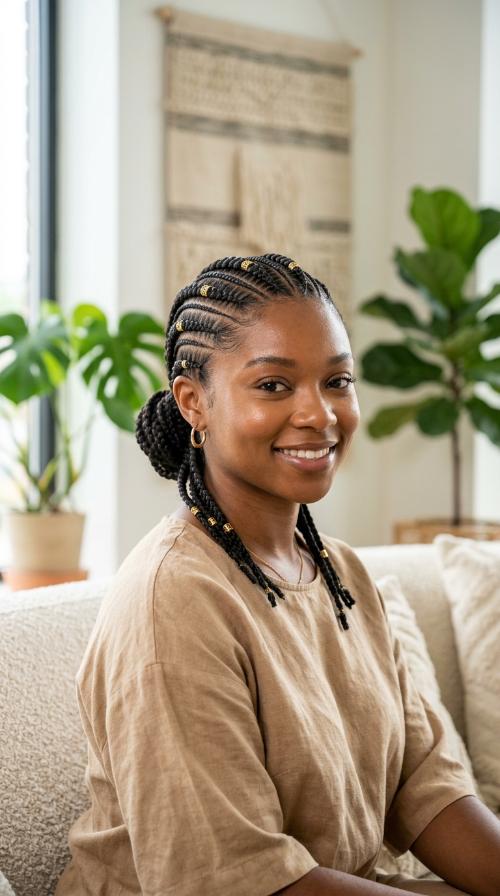 Feed-in Cornrows