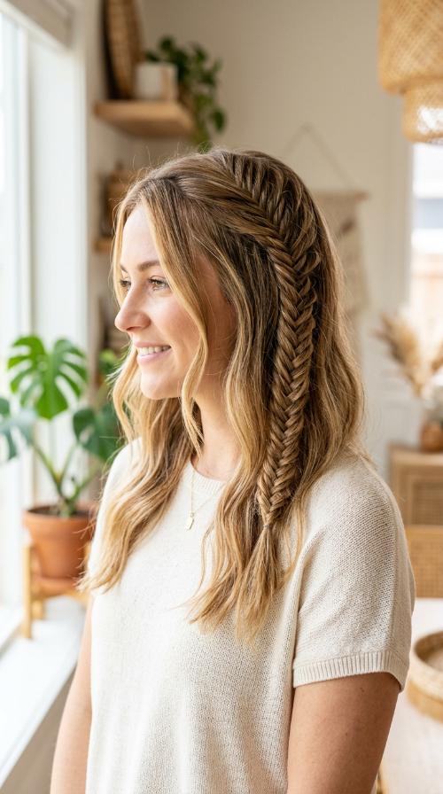 Fishtail Accent Braid