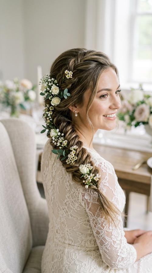 Floral-Accented Fishtail