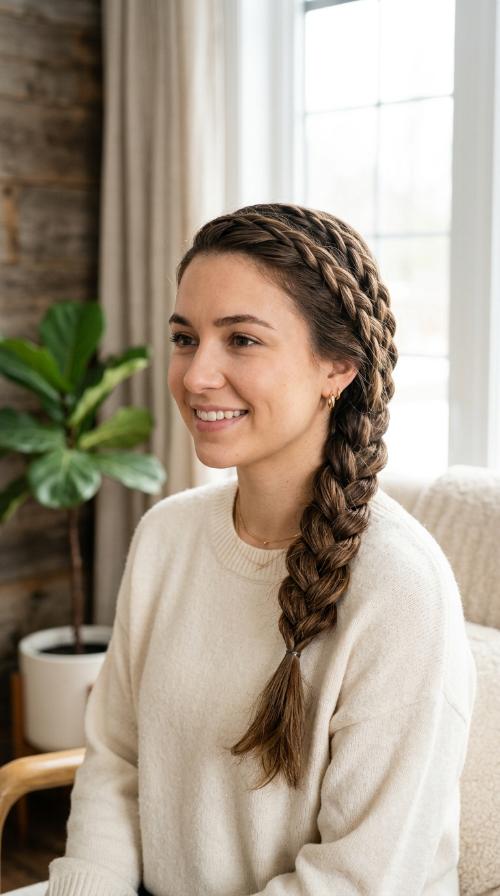Four-Braid Side Sweep