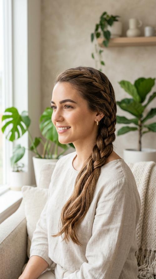 Four-Strand Waterfall Braid