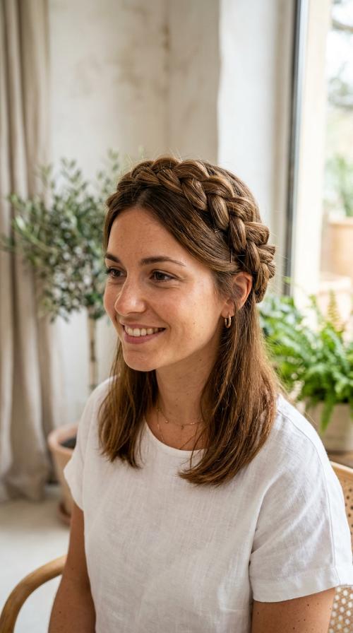 French Braid Crown