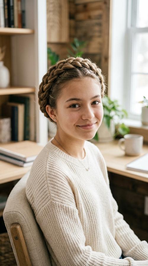 French Braid Crown