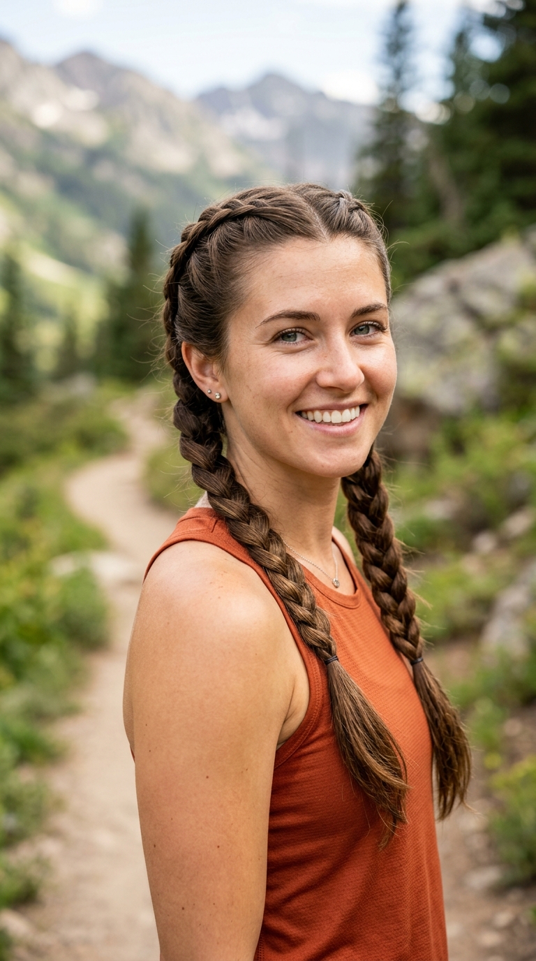 French Braid Pigtails