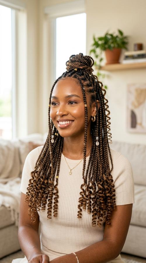 Fulani with Spiral Ends