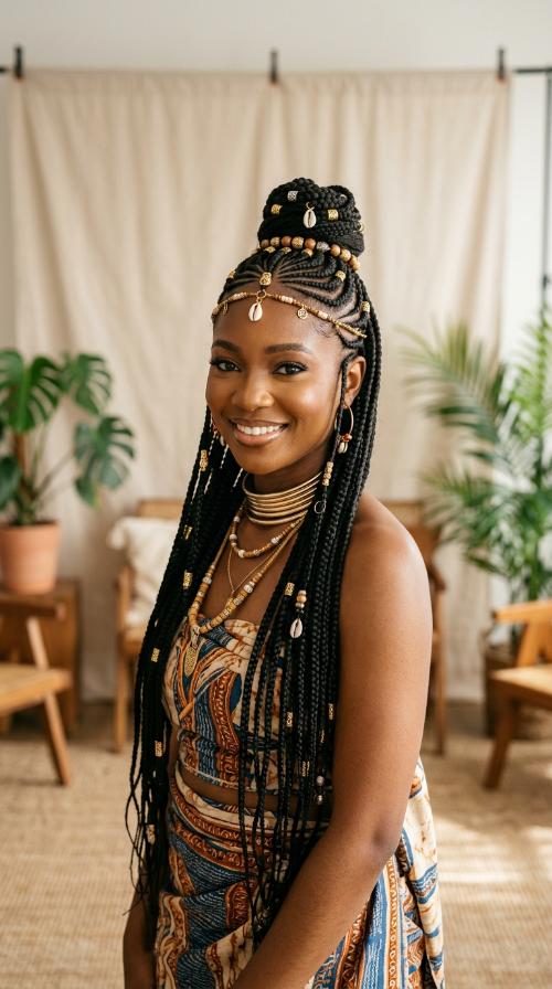 Fulani with Zig-Zag Parts