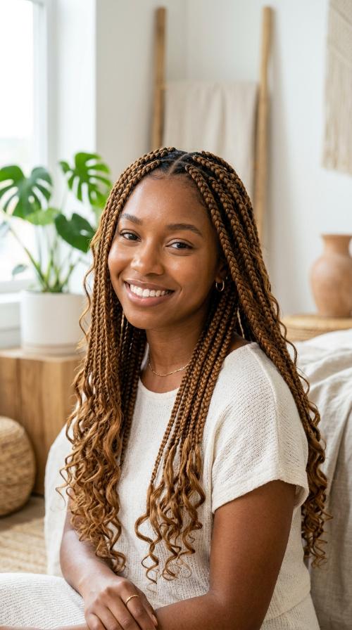Goddess Box Braids