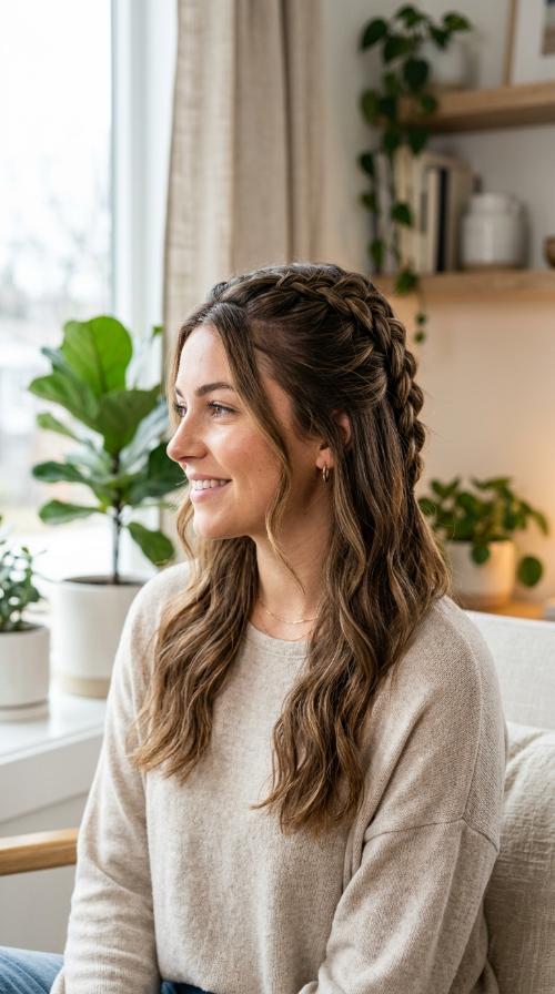 Half-Up Braid