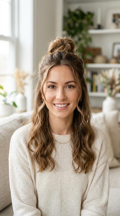 Half-Up Top Knot