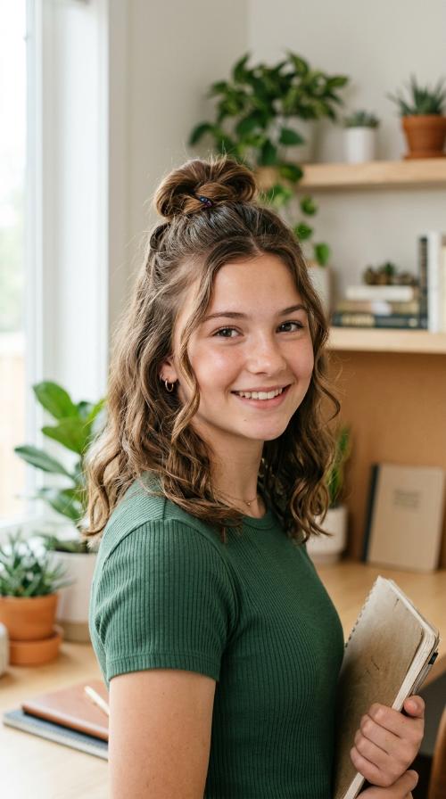 Half-Up Top Knot