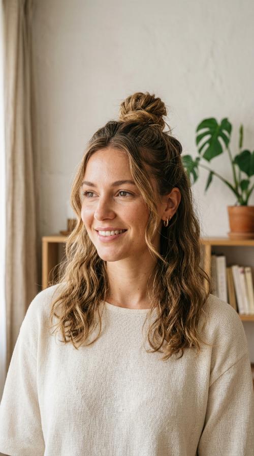 Half-Up Top Knot