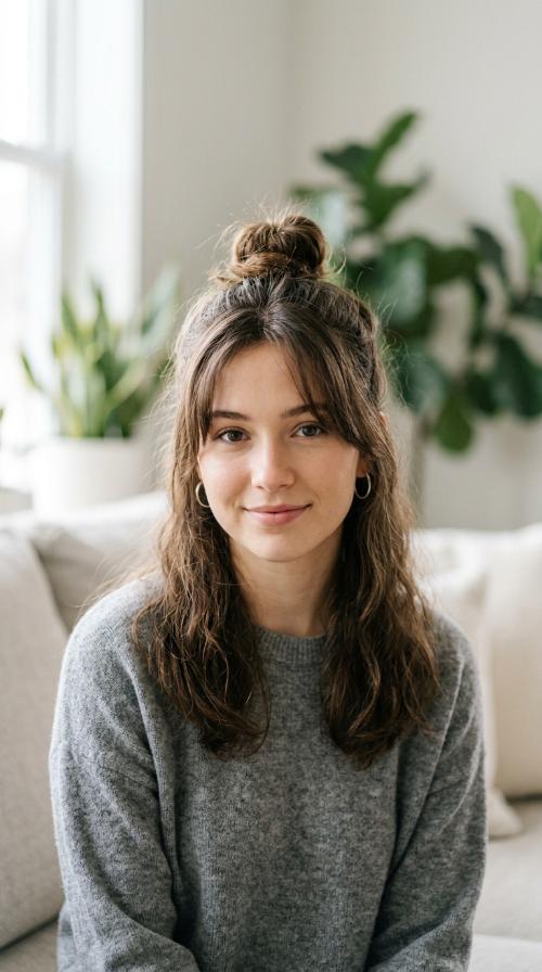 Half-Up Top Knot