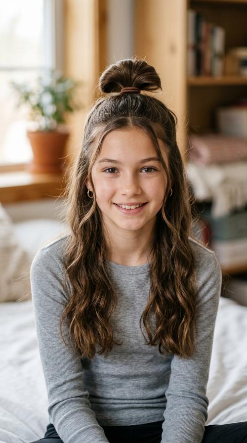 Half-Up Top Knot