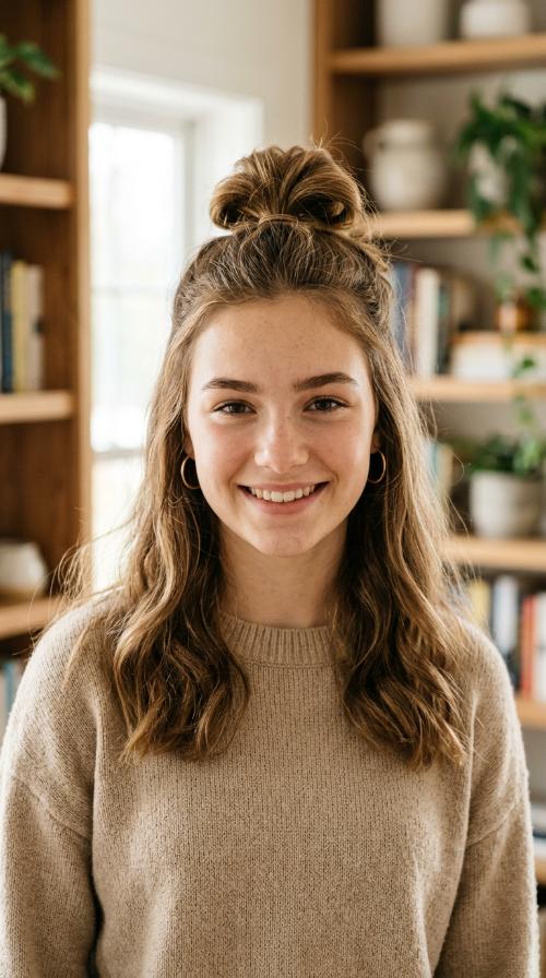 Half-Up Top Knot