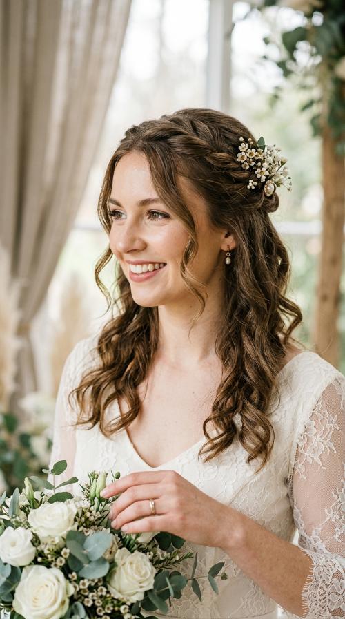 Half-Up Twisted Crown