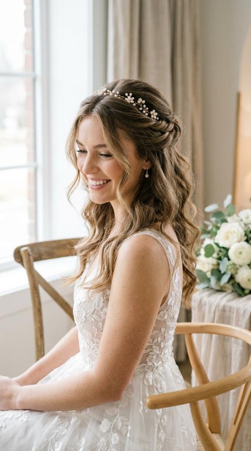 Half-Up Twisted Crown