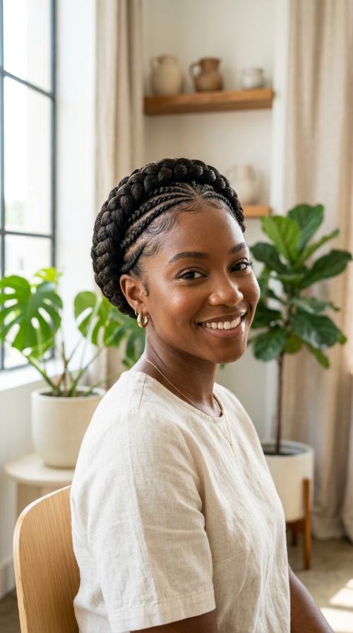 Halo Braids