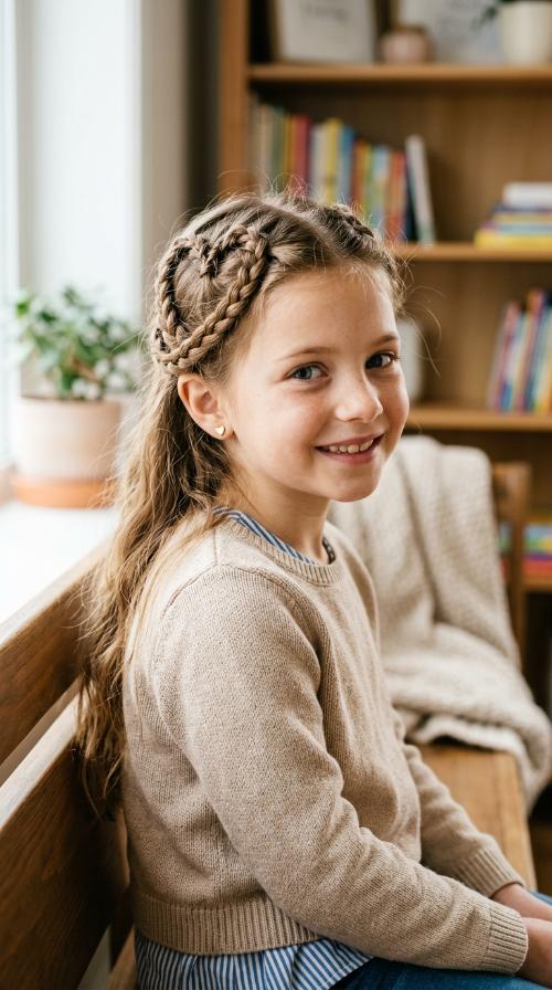 Heart-Shaped Braided Accents