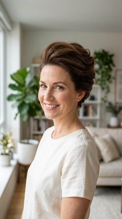 High-Volume French Twist