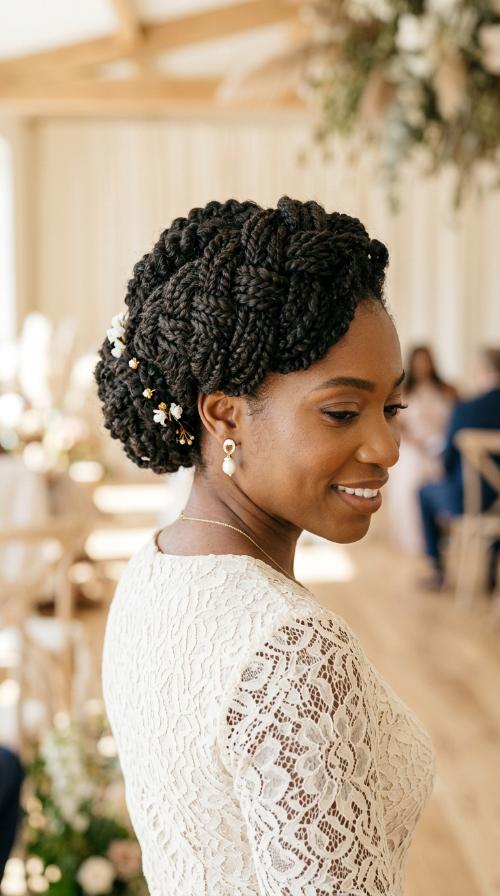 Intricate Basket Weave Updo