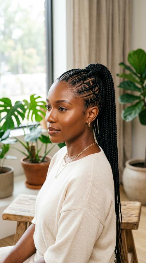 Intricate Spider Web Stitch Braids