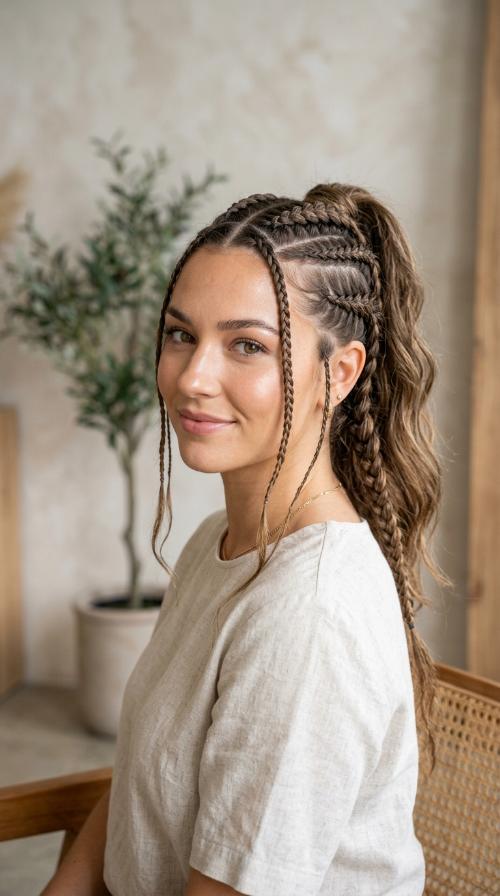 Inverse French Braids