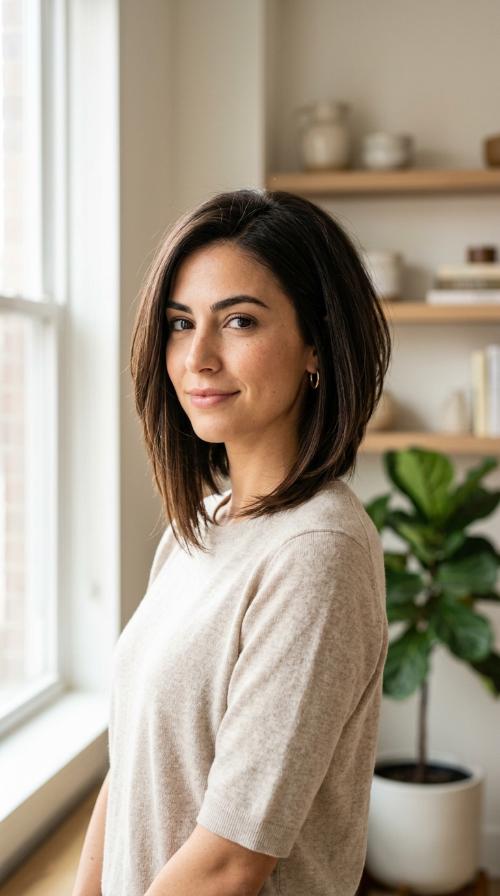 Inverted Bob with Stacked Layers
