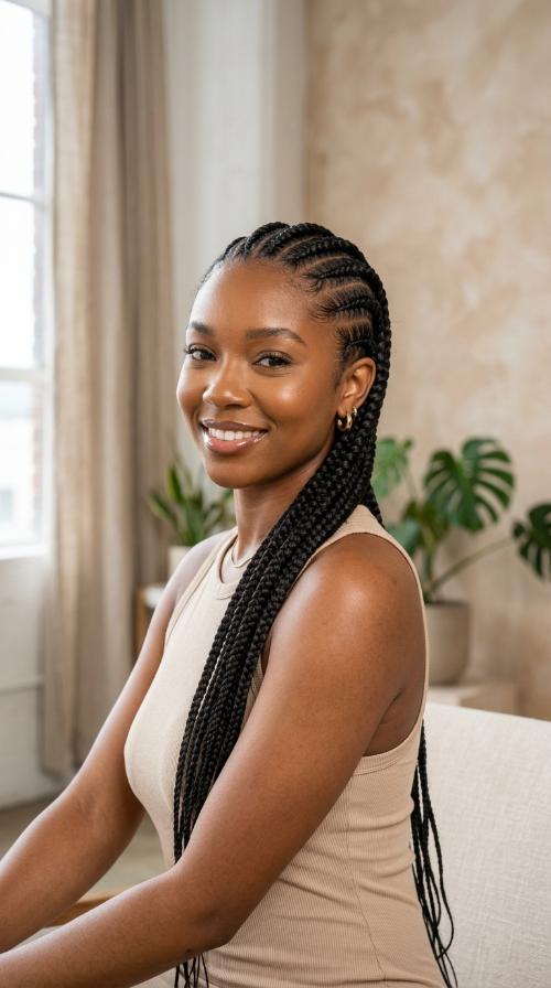 Jumbo Feed-In Lemonade Braids