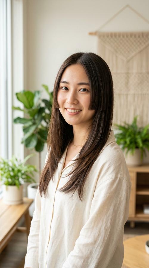 Long Layers with Hime Accents