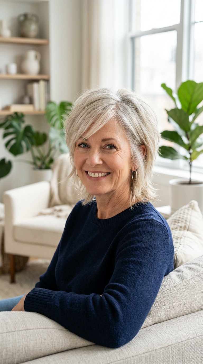 Long Pixie-Transition Shag