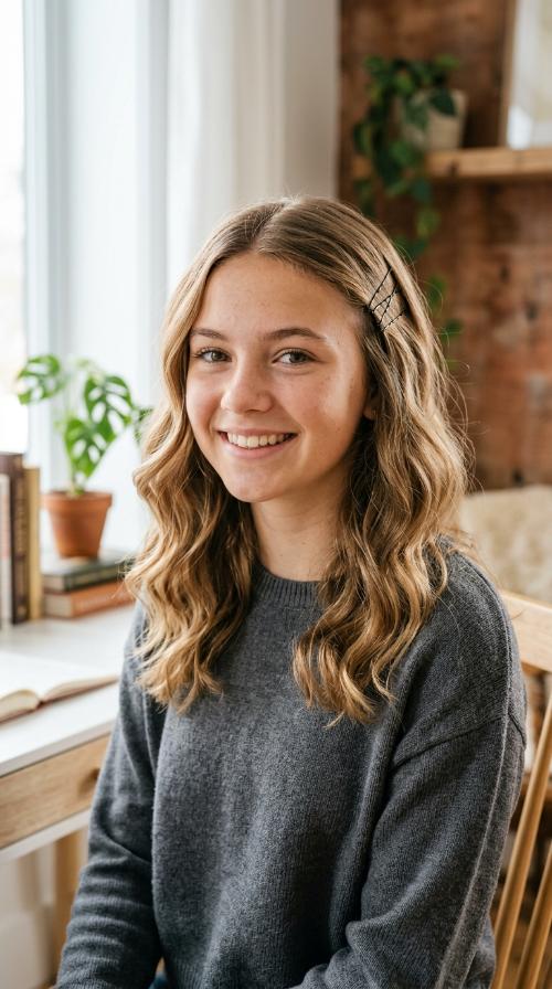 Loose Waves with Bobby Pins