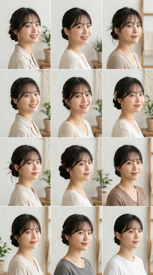 Low Bun with Wispy Tendrils