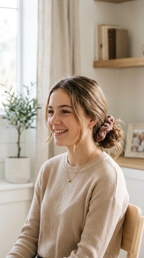 Low Messy Bun