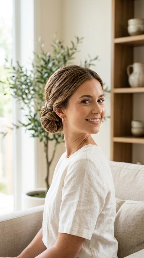 Low Tucked Chignon