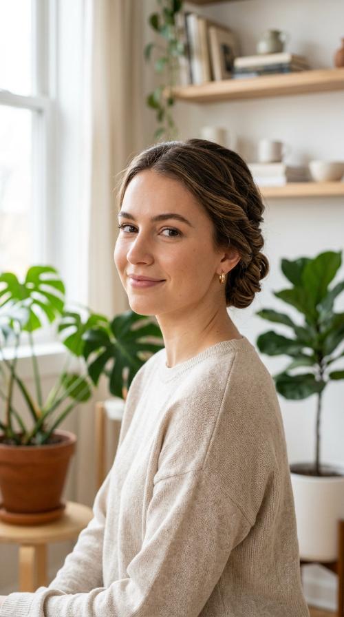 Low Twisted Chignon