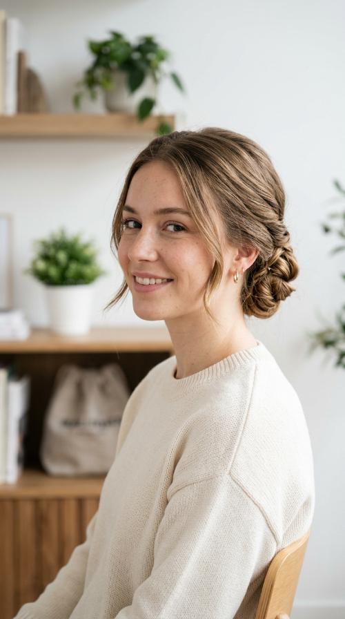 Low Twisted Chignon
