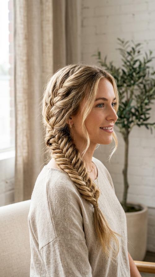 Mermaid Side Braid